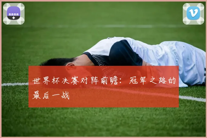 世界杯决赛对阵前瞻:冠军之路的最后一战